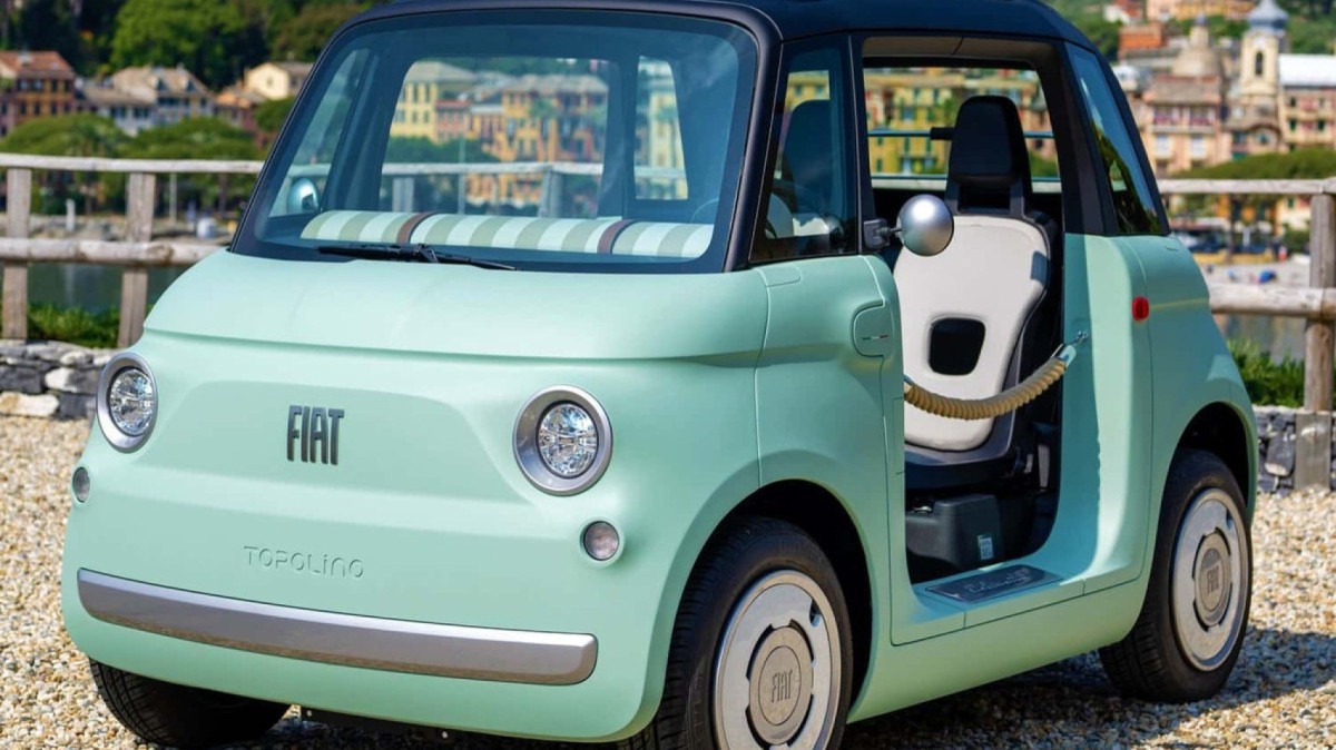 As 24 unidades do Fiat Topolino chegaram na cor Verde Vita