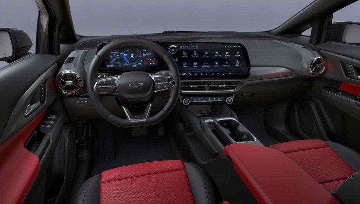 Interior da Chevrolet Equinox EV