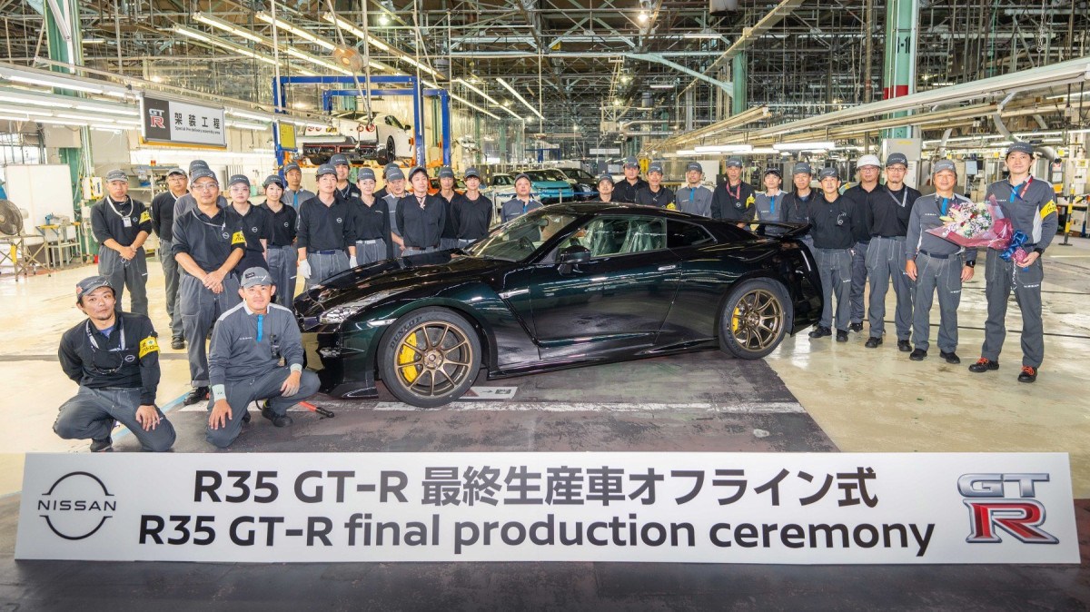 Teve até cerimônia para se despedir do Nissan GT-R