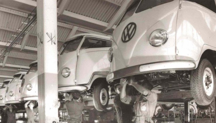 Produção da Kombi no Brasil durou 56 anos -  (crédito: Divulgação/Volkswagen)