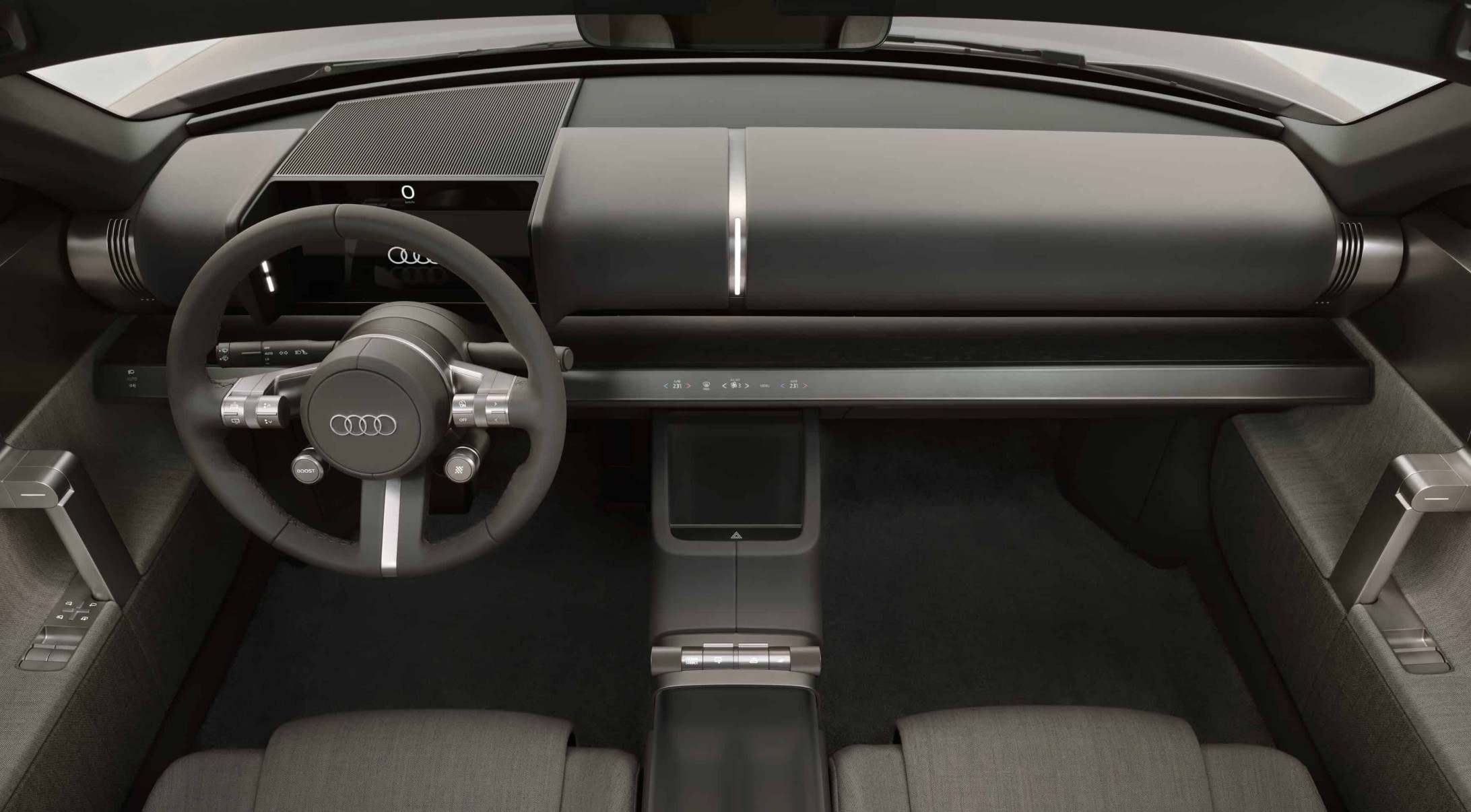 Interior do Audi Concept C é focado no condutor