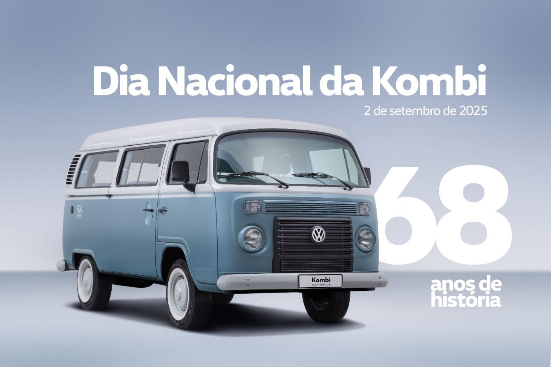 Volkswagen comemora o Dia Nacional da Kombi em 2 de setembro