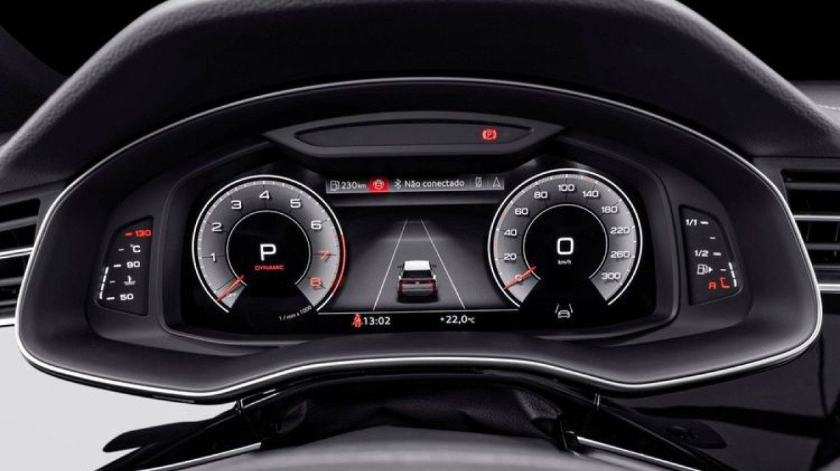 Audi Q8 painel de instrumentos digital