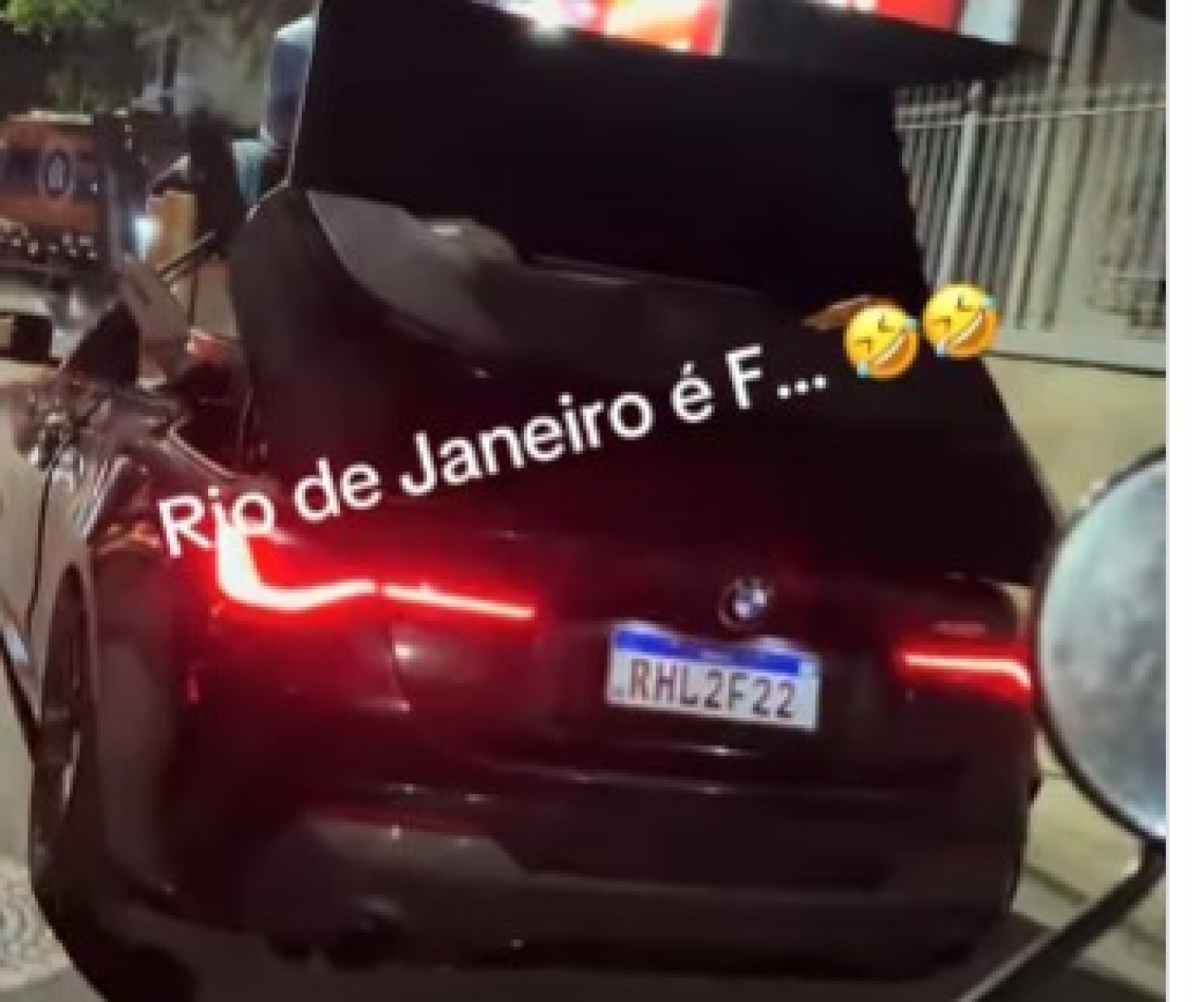 Vídeo: BMW é flagrada fazendo frete no Rio de Janeiro