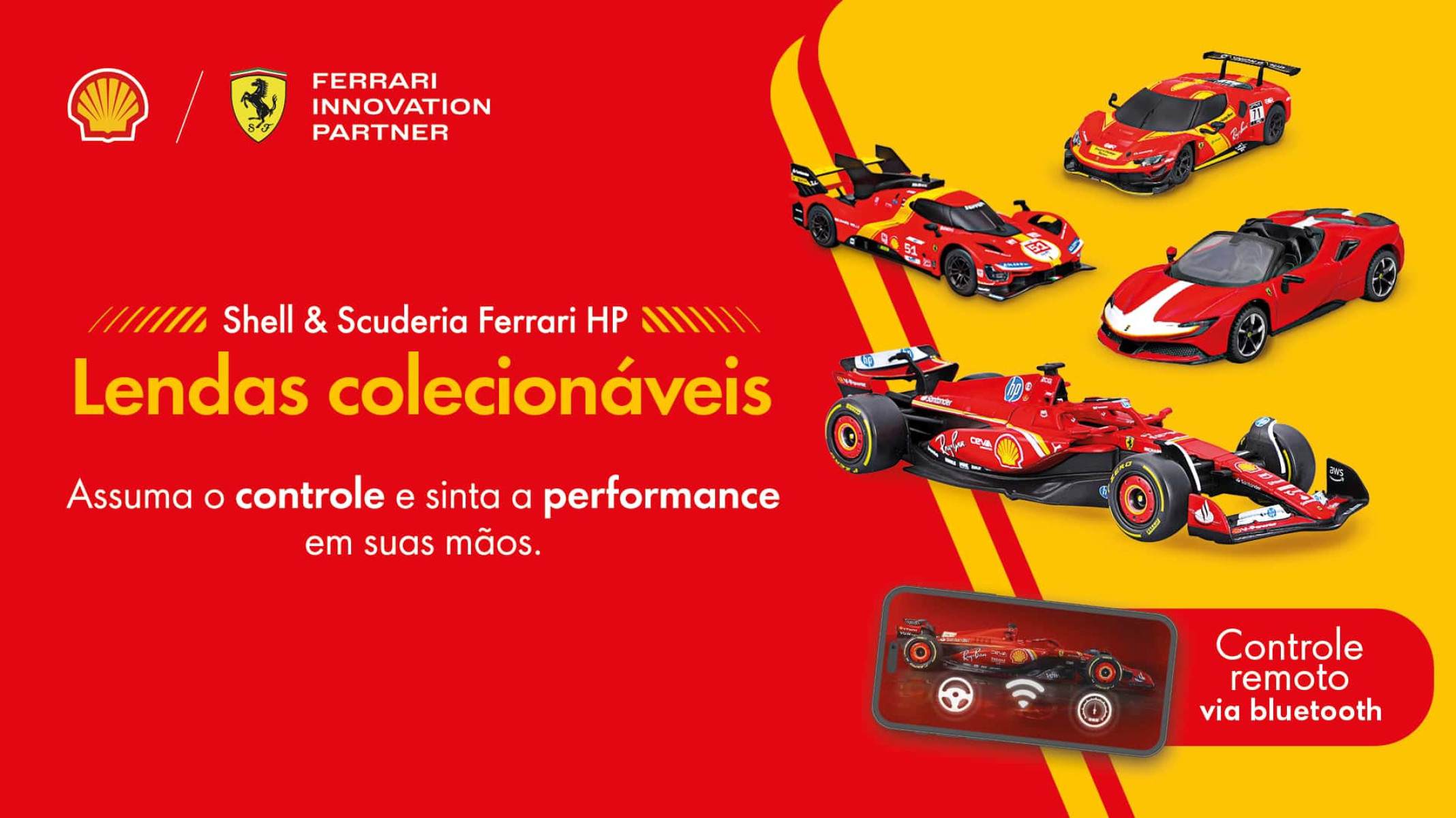 Shell lança novas miniaturas de carros da Ferrari; saiba como conseguir