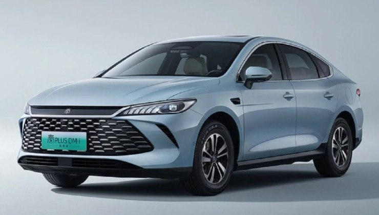 BYD Qin Plus de frente -  (crédito: Divulgação/BYD)