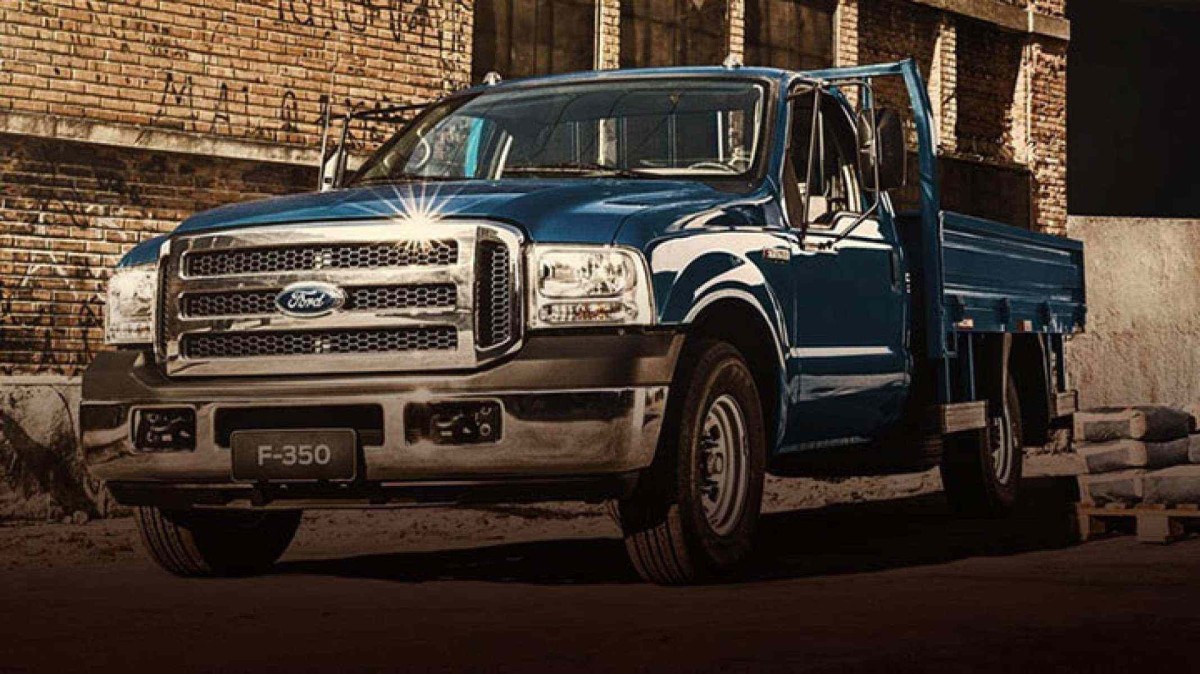 Ford F-350 azul