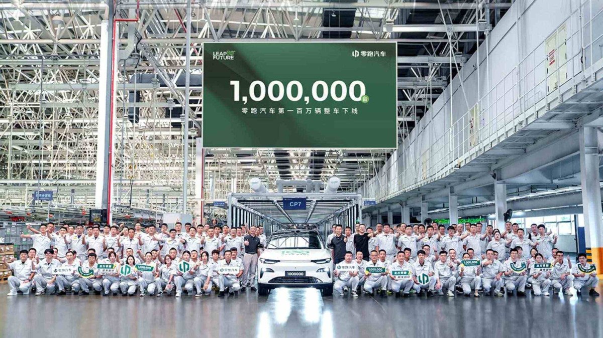 Leapmotor alcança marca de 1 milhão de veículos produzidos