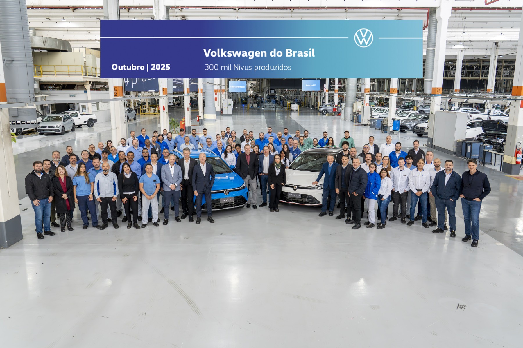 Volkswagen Nivus atinge 300 mil unidades produzidas