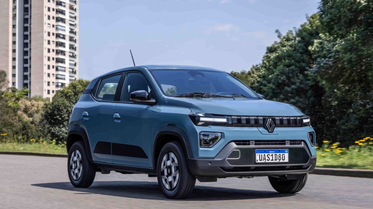 Renault Kwid E-Tech 2026 ganhou novo visual e pode inspirar mudanças no modelo a combustão