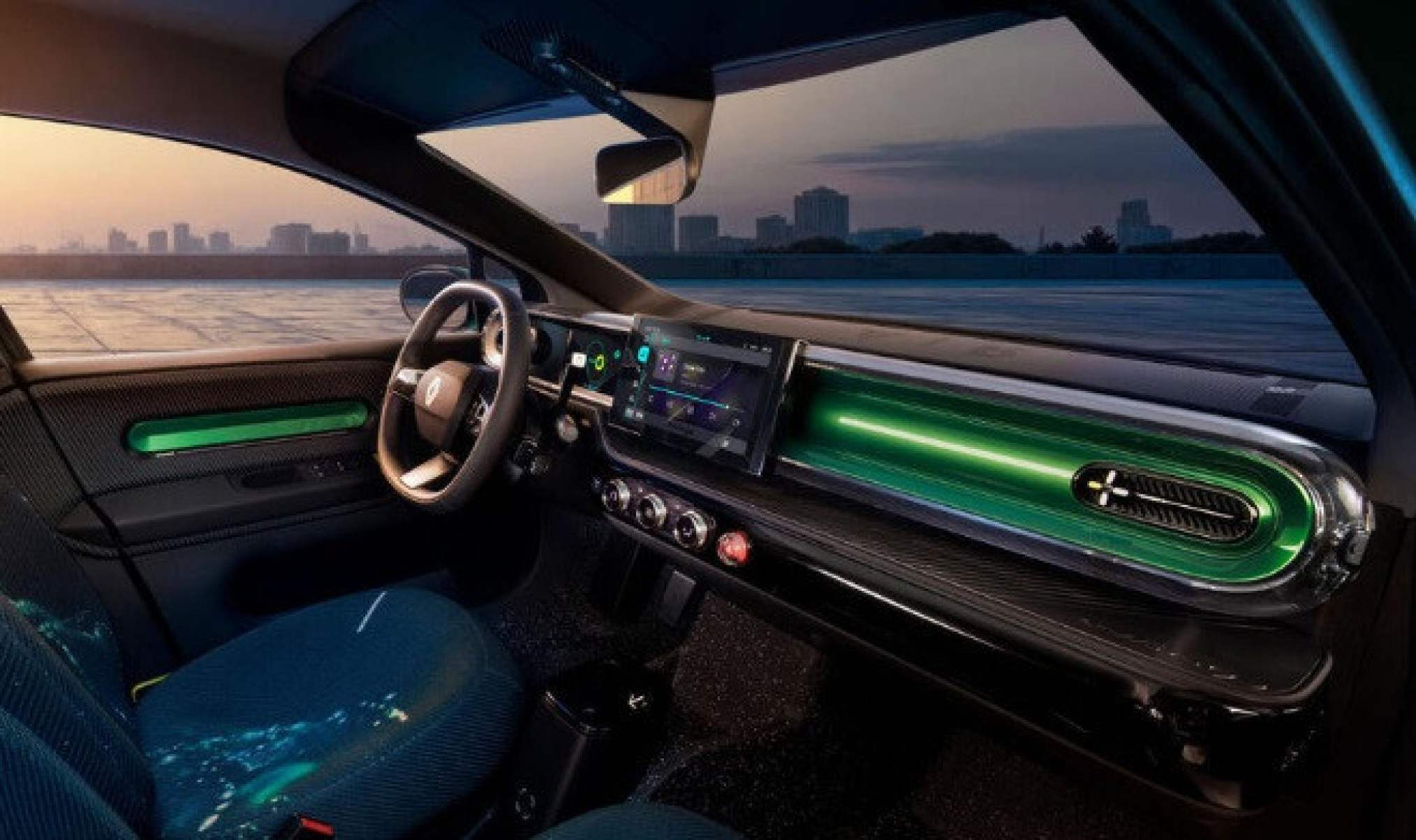 Painel do Renault Twingo E-Tech