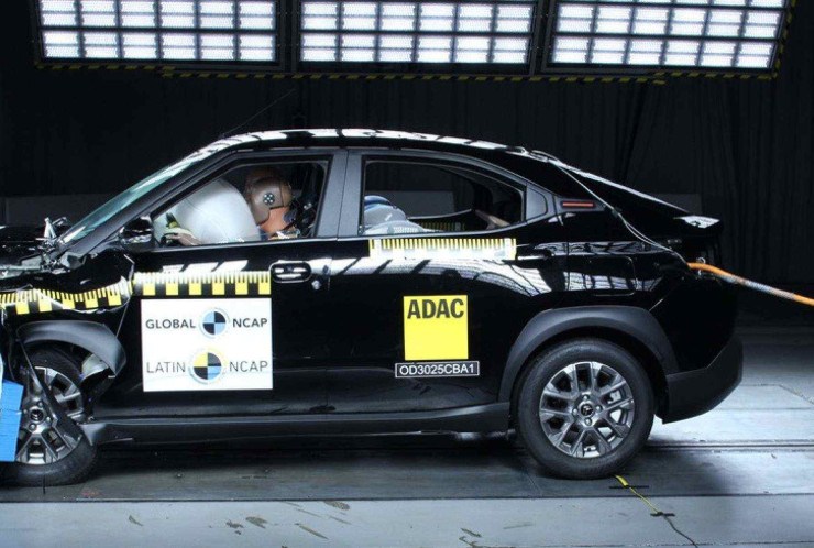 Citroen Basalt tirou zero estrela no teste de colisão Latin NCAP