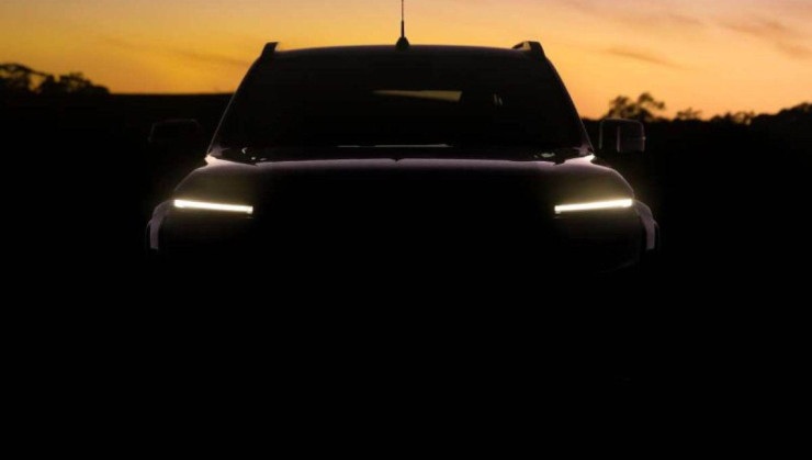 Teaser da nova Nissan Frontier/Navara  -  (crédito: Divulgação)