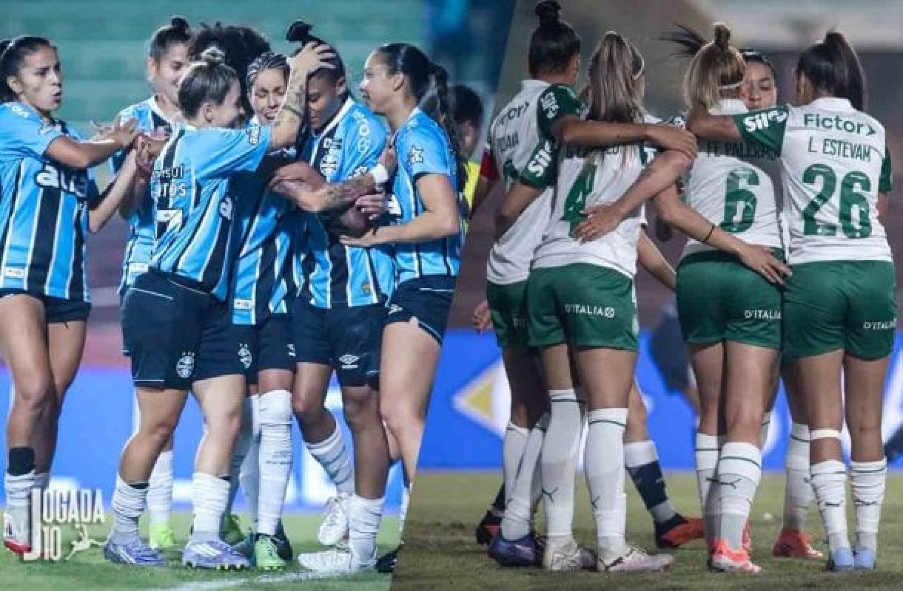 Palmeiras e Grêmio vencem suas semifinais e decidem o título da Brasil Ladies Cup