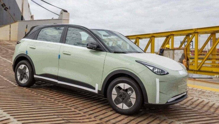 Primeiro lote do Geely EX2 chegou no Brasil -  (crédito: Divulgação/Geely)