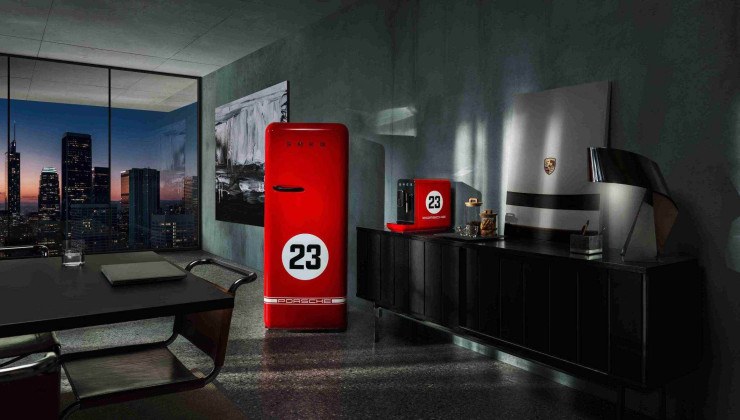 Linha especial entre Porsche e Smeg homenageia modelos clássicos da marca alemã -  (crédito: Divulgação)