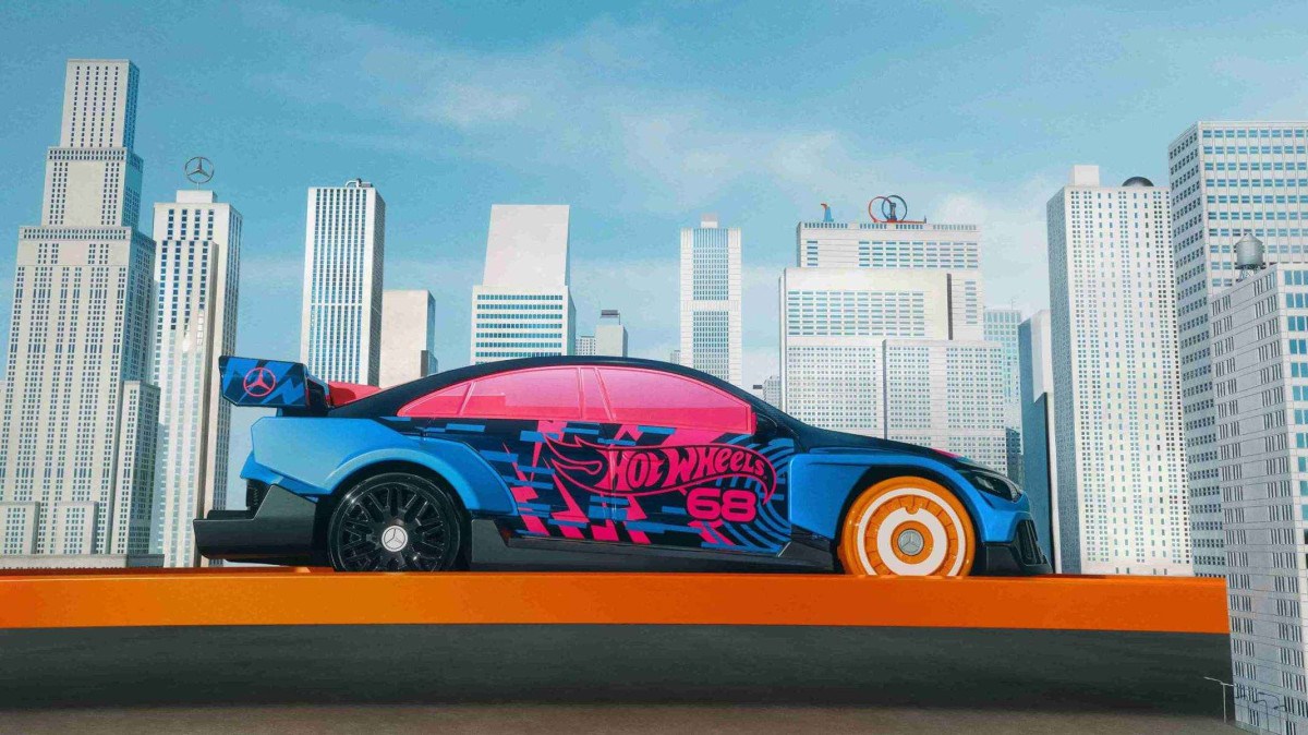 Mercedes-Benz CLA criado em escala real em parceria com a Hot Wheels