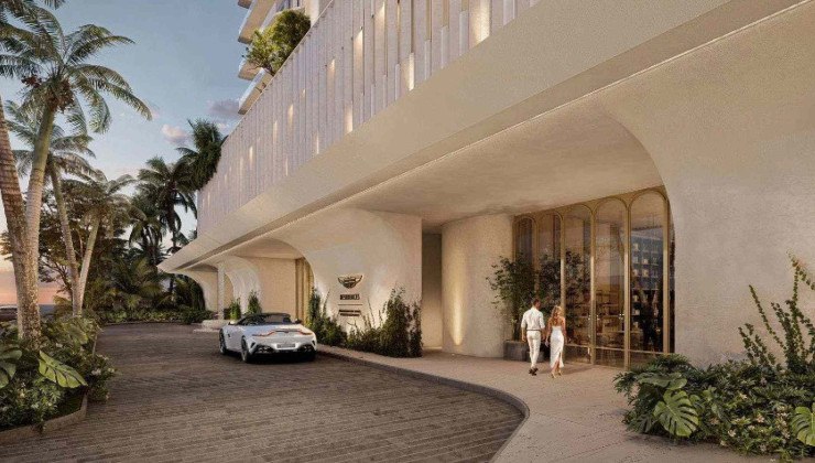Projeção de prédio luxuoso da Aston Martin na Flórida -  (crédito: Divulgação/Aston Martin)