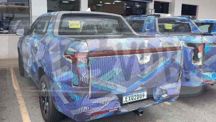 Flagra da picape anti-Toro da BYD
