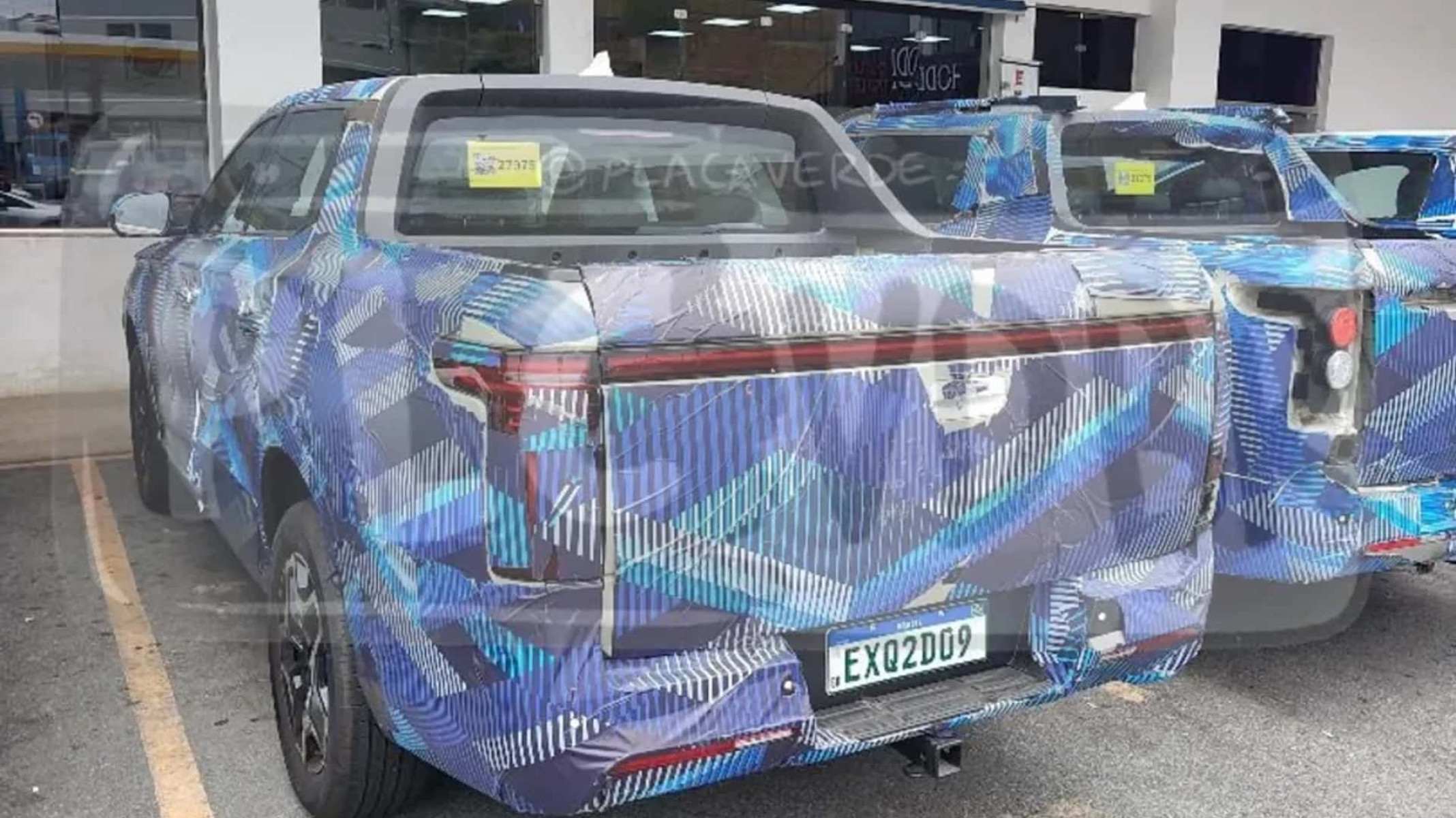 Flagra da picape anti-Toro da BYD