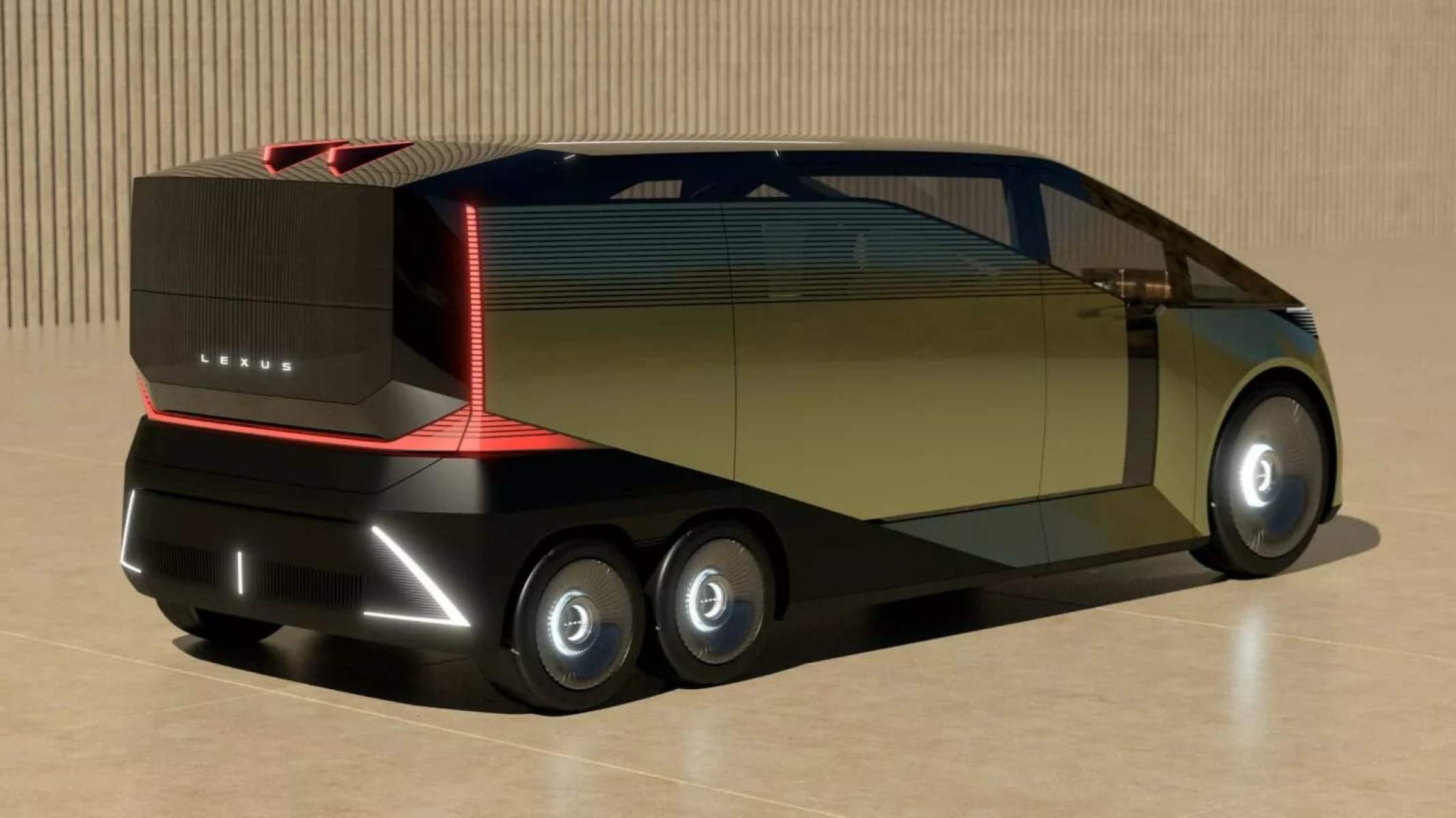 Lexus apresenta minvian de seis rodas e microcarro para uma pessoa