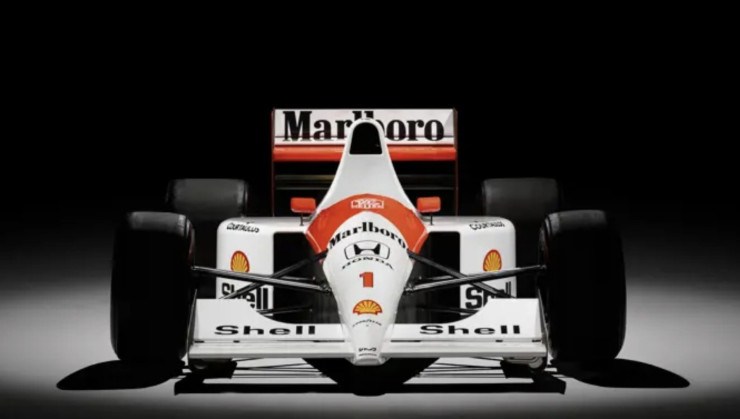 McLaren MP4/6 guiado por Ayrton Senna -  (crédito: Reprodução/RM Sotheby’s)