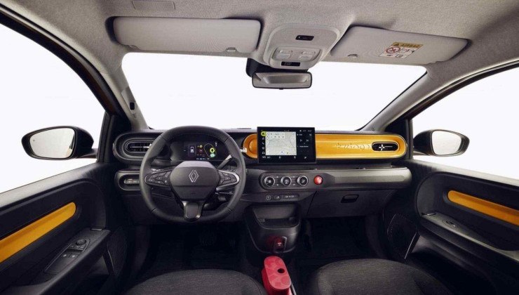 Interior do novo Renault Twingo conta com materiais simples