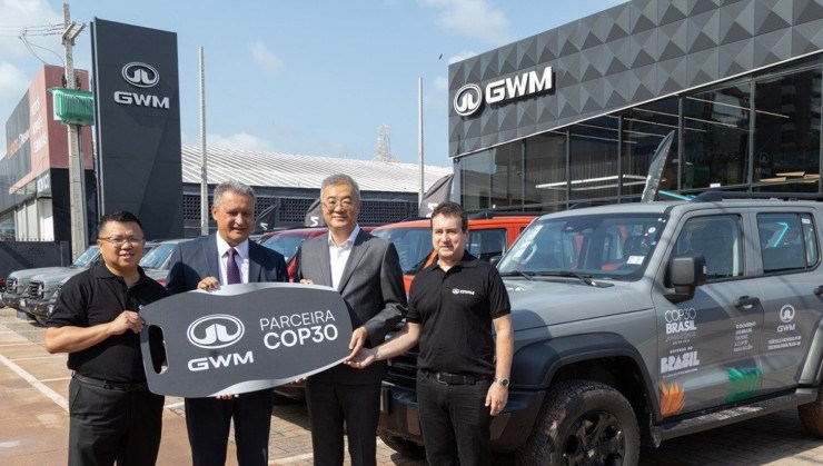 GWM entrega 100 veículos eletrificados à COP30 -  (crédito: Reprodução/GWM/Fábio Lucena)