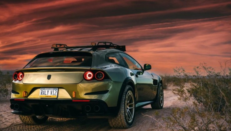 Apelidada de Elevato, a GTC4 Lusso recebeu uma modificação no motor, ganhando cerca de 140 cv -  (crédito: GlasWerks DMV/Divulgação)