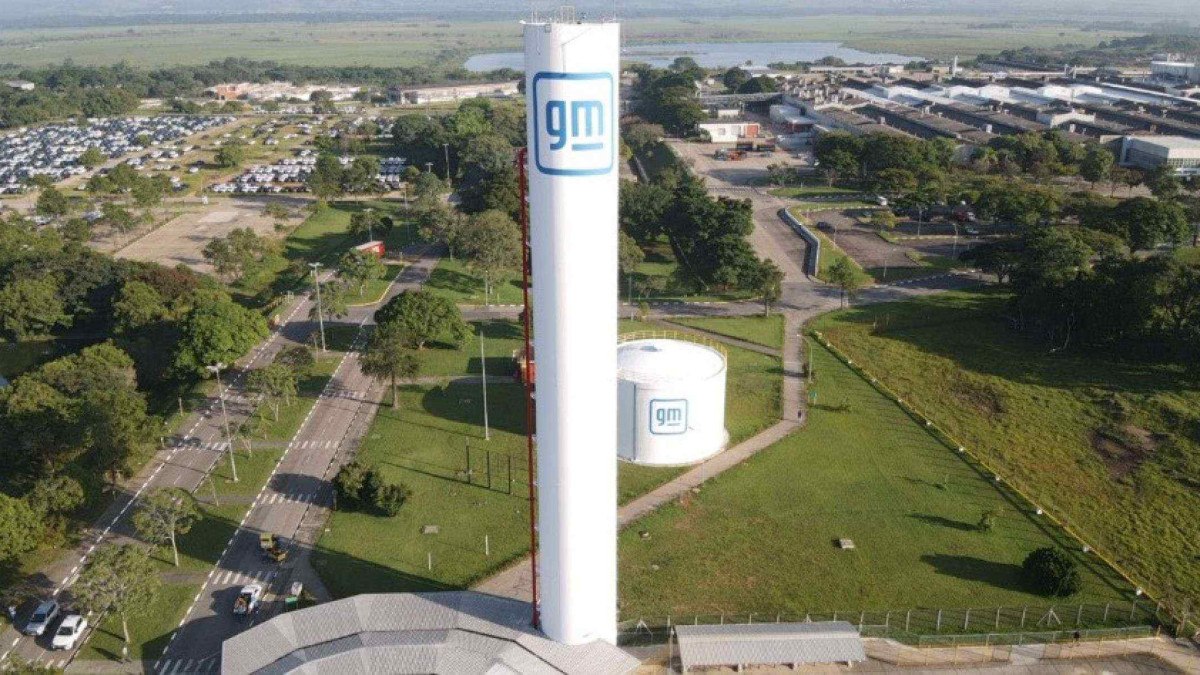Fábrica da General Motors (GM) no Brasil