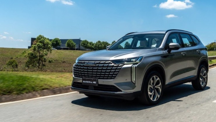 GWM Haval H6 em movimento -  (crédito: Divulgação/GWM)