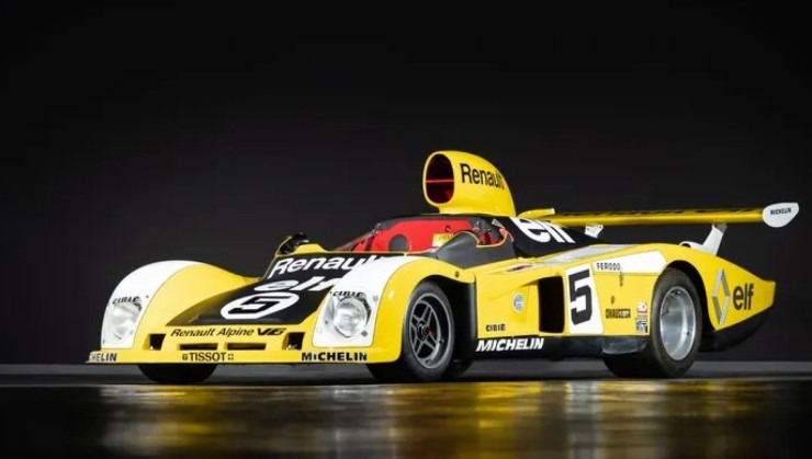 Renault-Alpine A442 pilotado por Carlos Tavares nas 24 Horas de Le Mans de 1978