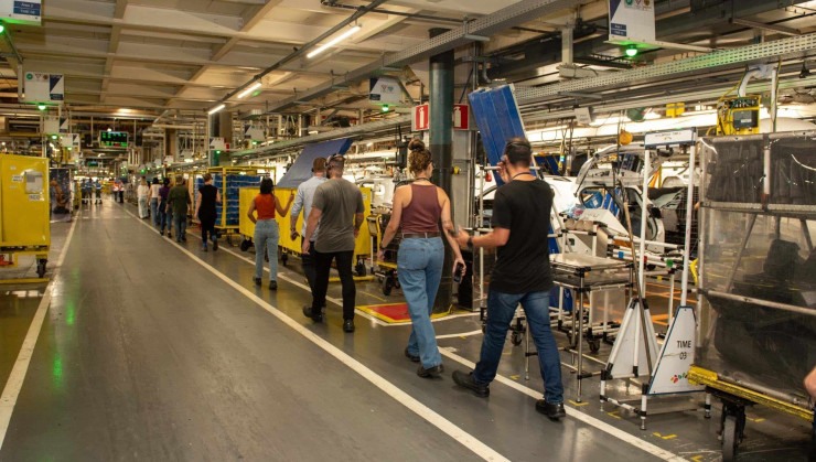 Fábrica da GM em São Caetano do Sul agora permite visitas guiadas -  (crédito: Divulgação)