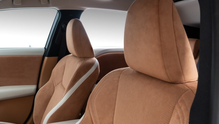 Há três opções disponíveis para o revestimento interno, são elas azul, chumbo e caramelo