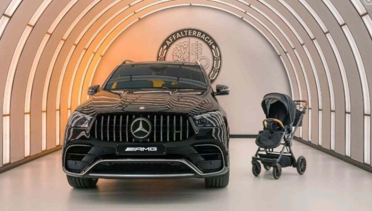 Carrinho da bebê da Mercedes custa até R$ 12 mil -  (crédito: Divulgação/Mercedes-Benz)