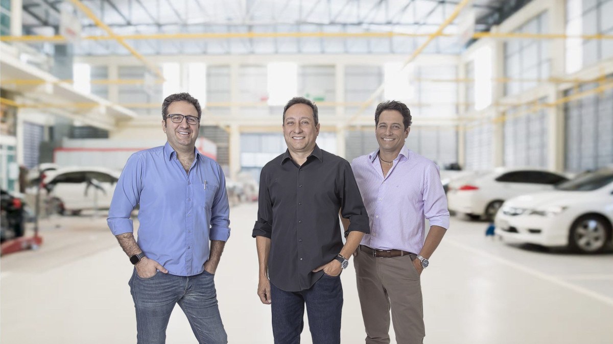 Ricardo Ceruli, Cassio Ceruli e Fabricio Barroca. Fudandores da Startup