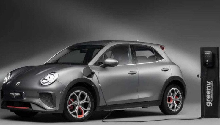 Carro da GWM sendo recarregado -  (crédito: Divulgação/GWM)