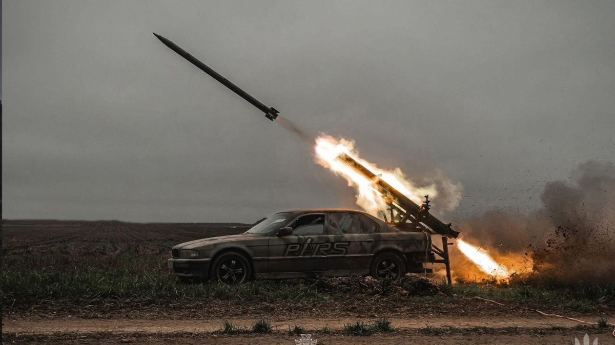 BMW convertida em lan&ccedil;ador de m&iacute;sseis pelas for&ccedil;as ucranianas