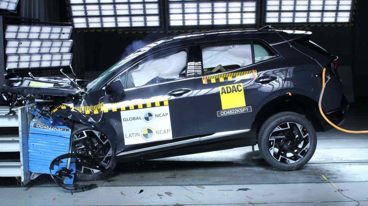 Kia Sportage 2025 tem nota máxima em testes de colisão