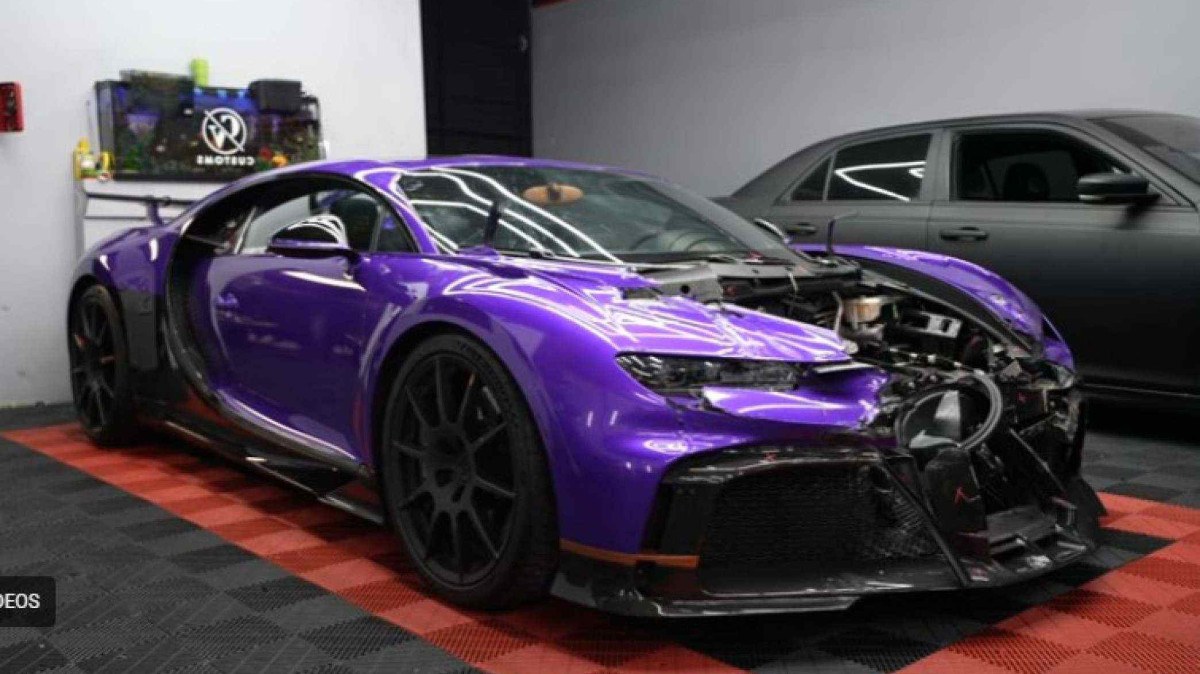 Youtuber tenta reparar Bugatti batido e chama aten&ccedil;&atilde;o da pr&oacute;pria fabricante