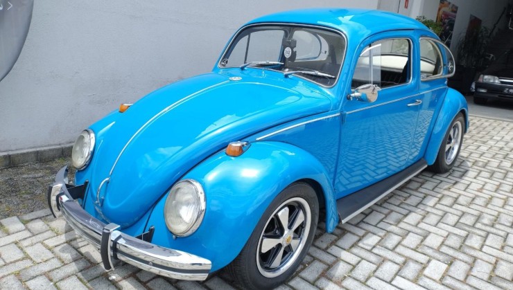 VW Fusca Azul