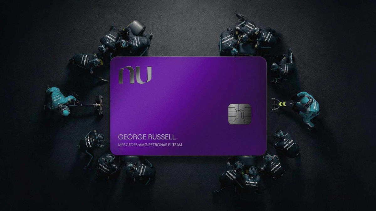 O Nubank anunciou uma parceria global de longo prazo com a Mercedes-AMG PETRONAS F1 Team