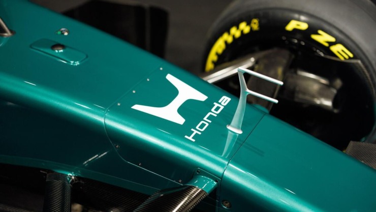 Novo logo da Honda estará nos carros da Aston Martin na F1 -  (crédito: Divulgação/Honda)