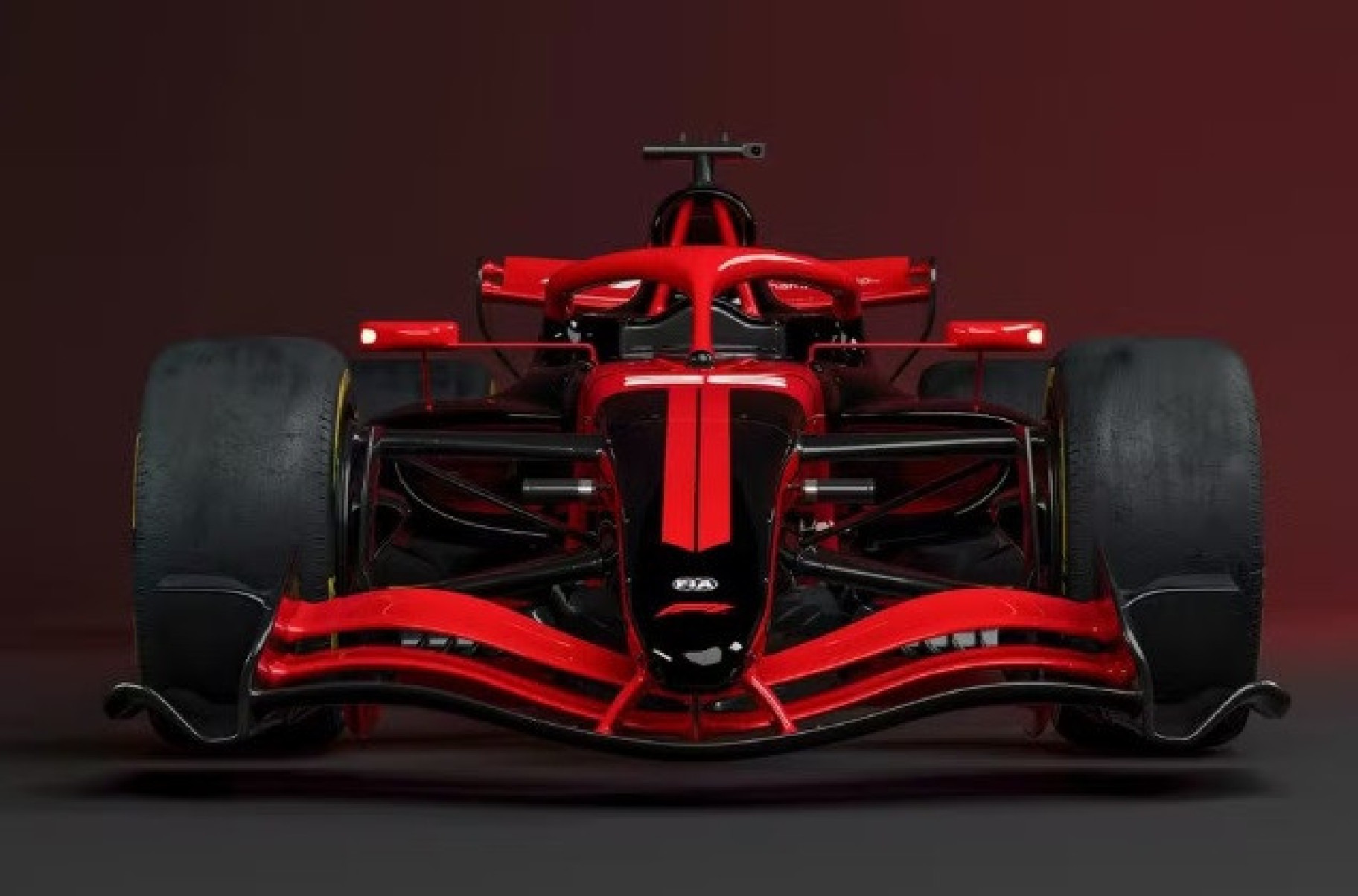 SF-26, carro da Ferrari, visto de cima