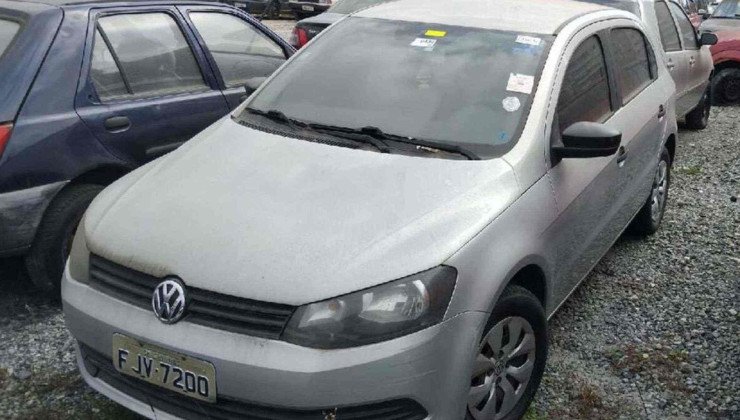 Volkswagen Gol é um dos destaques do leilão -  (crédito: Reprodução/Filgado Leilões)