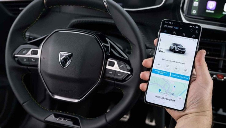 Peugeot estreou app MyPeugeot -  (crédito: Divulgação/Peugeot)
