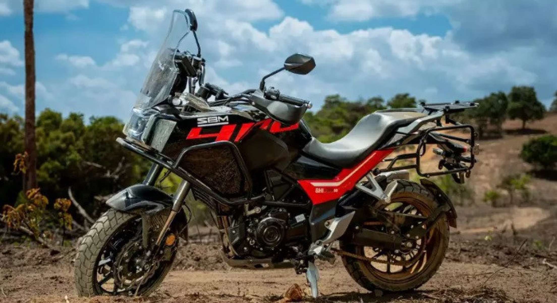 Shineray SBM 400ss vista de lado