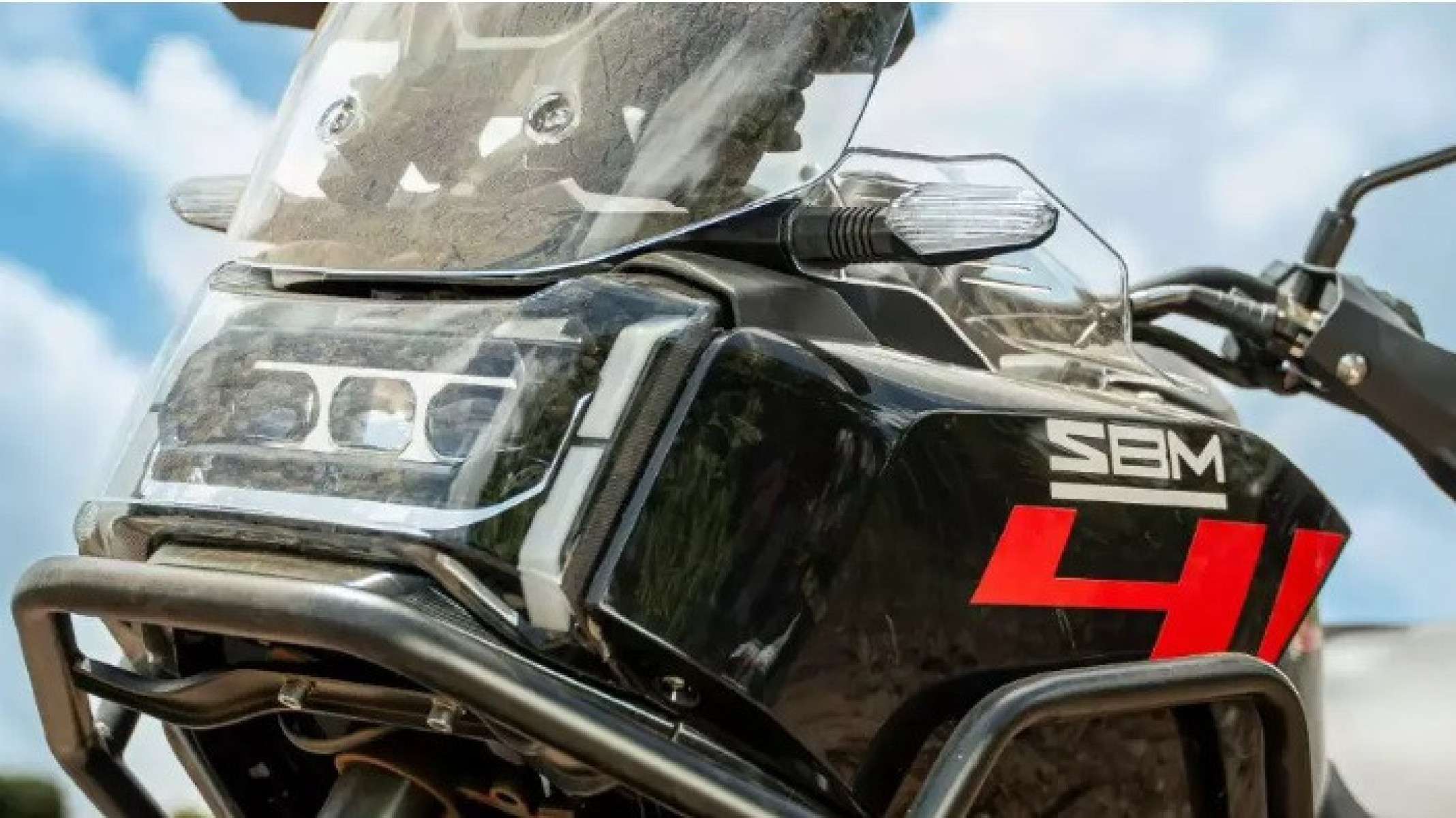 Shineray SBM 400ss vista de lado