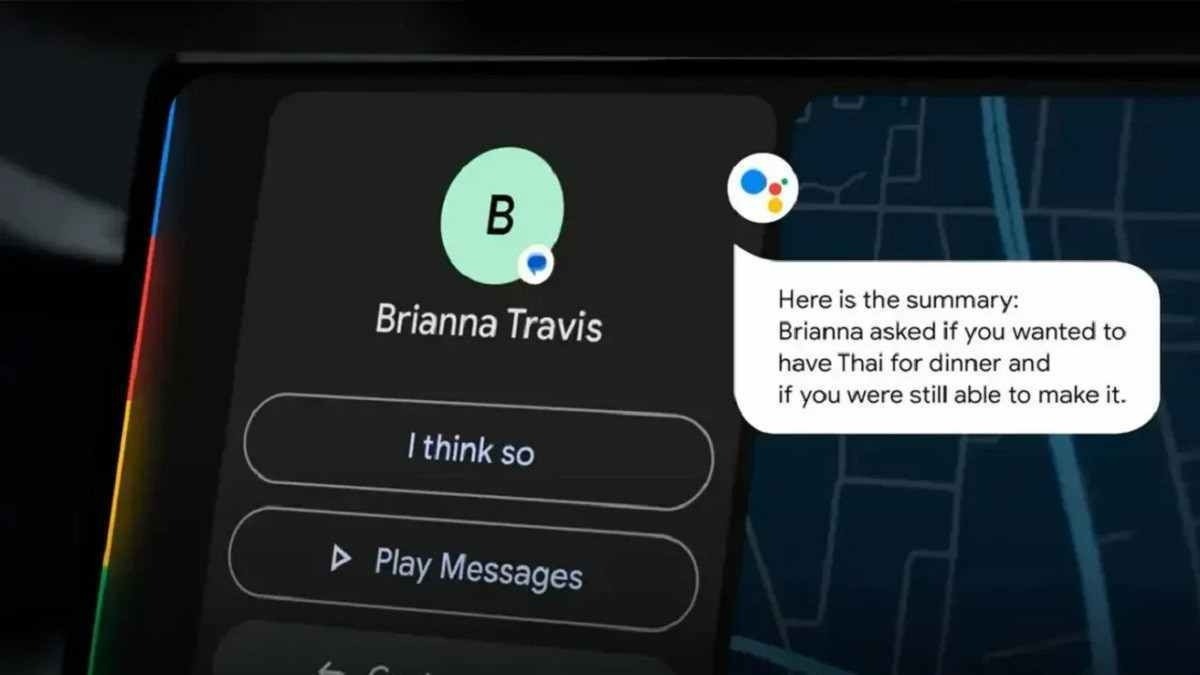 A intera&ccedil;&atilde;o com assistentes de voz no carro ilustra a coleta de comandos e dados pessoais pelos sistemas inteligentes -  (crédito: Google/Divulga&ccedil;&atilde;o)