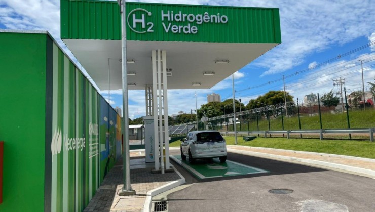 Posto de abastecimento de hidrogênio -  (crédito: Enrico Paladino/Vrum)